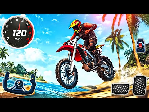 Stunt Motorcycle Racing | Extreme Motocross Dirt Bike Rider 3D - Android GamePlay