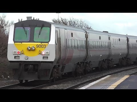 Irish Rail 201 Class Loco 206 + Enterprise 9003 - Balbriggan, Dublin