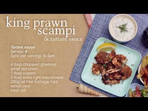 Slimming World scampi and tartare sauce recipe - 1½ Syns per serving