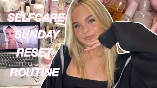 SUNDAY RESET ROUTINE 🧖🏼‍♀️ || selfcare, everything shower, skincare, haircare & shopping hauls!!
