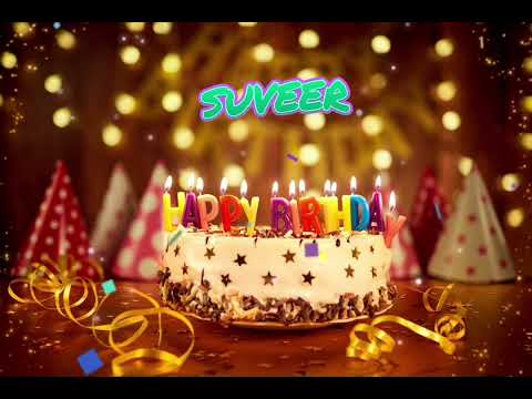 Amazing Happy Birthday SUVEER song. Happy birthday song with names