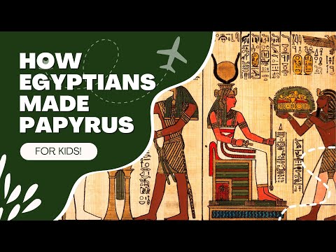 How Egyptians Made Papyrus (For Kids!)