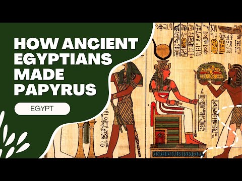 How Egyptians Made Papyrus