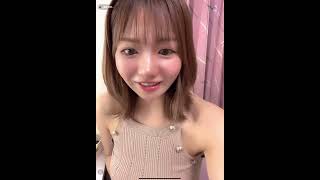 Fカップグラビアアイドル【TikTokライブ】脇チラ