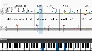 The Way We Were by Barbra Streisand - Easy piano tutorials with sheetmusic