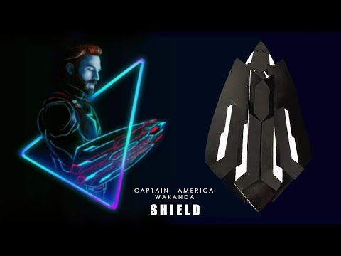 How to make Captain America Wakanda Shield (Expandable)