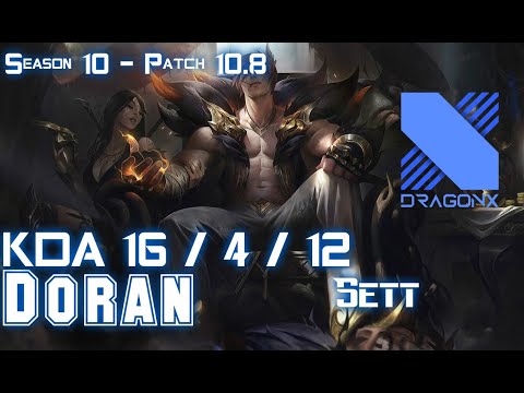 DRX Doran SETT vs SYLAS Top - Patch 10.8 KR Ranked