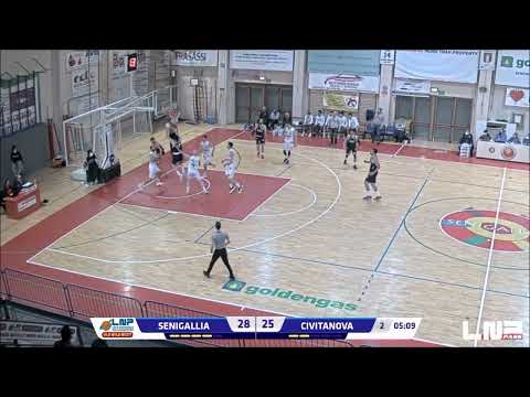 Goldengas Senigallia-Virtus Civitanova 73-65, gli highlights