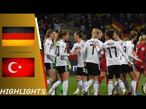 Germany 8-0 Turkey | Women's World Cup qualification - Highlights All Goals 26/11/21