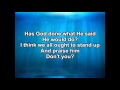 Karen Wheaton -Look What The Lord Has Done Lyrics