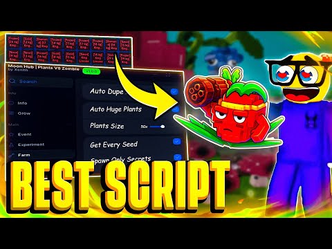 Plants vs Brainrots Script SENZA CHIAVE 🎨 Auto Farm, VERO Dupe, Generatore di Brainrot, Uccisione...