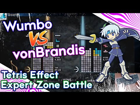Tetris Effect Expert Zone Battle - Wumbo vs vonBrandis