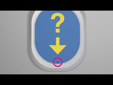 為什麼飛機窗戶底部有那個小洞？ (Why Airplane Windows Have that Little Hole in the Bottom)