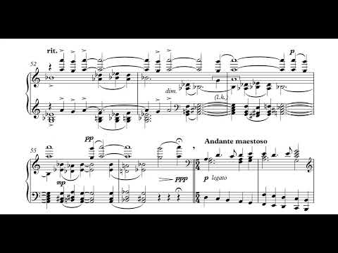Holst - Egdon Heath (piano solo)