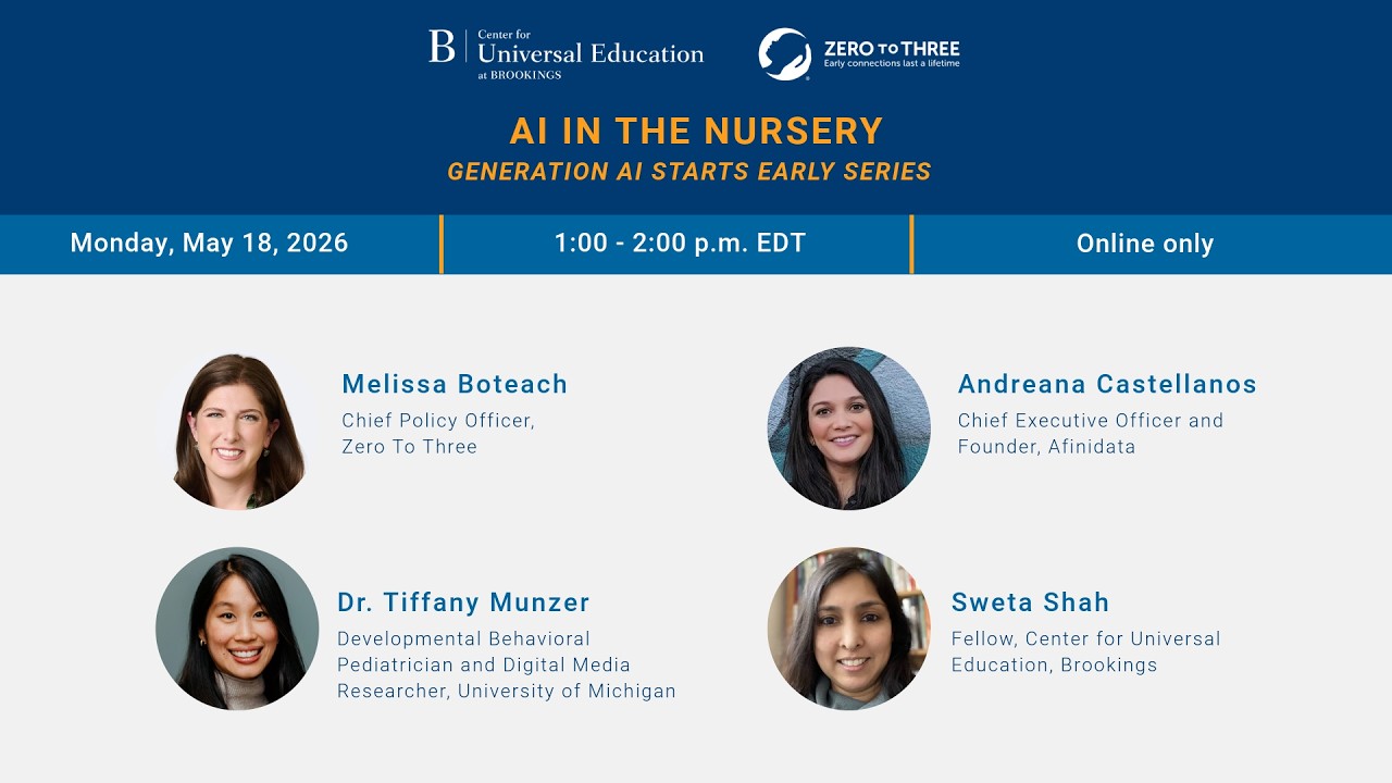 AI in the nursery: Generation AI Starts Early series
