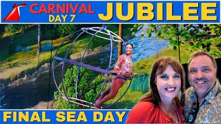 Carnival Jubilee Caribbean Cruise: Last Sea Day & Epic Final Shows - Day 7 Vlog 🚢