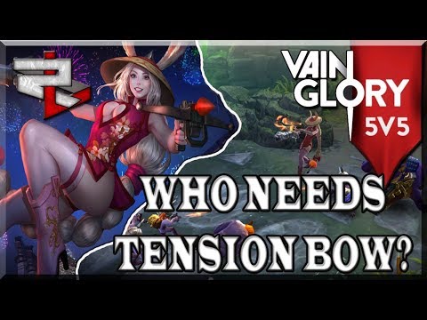 3.1 Vainglory 5v5: BOT Lane wp Gwen: OP No Tension Bow Build!!!