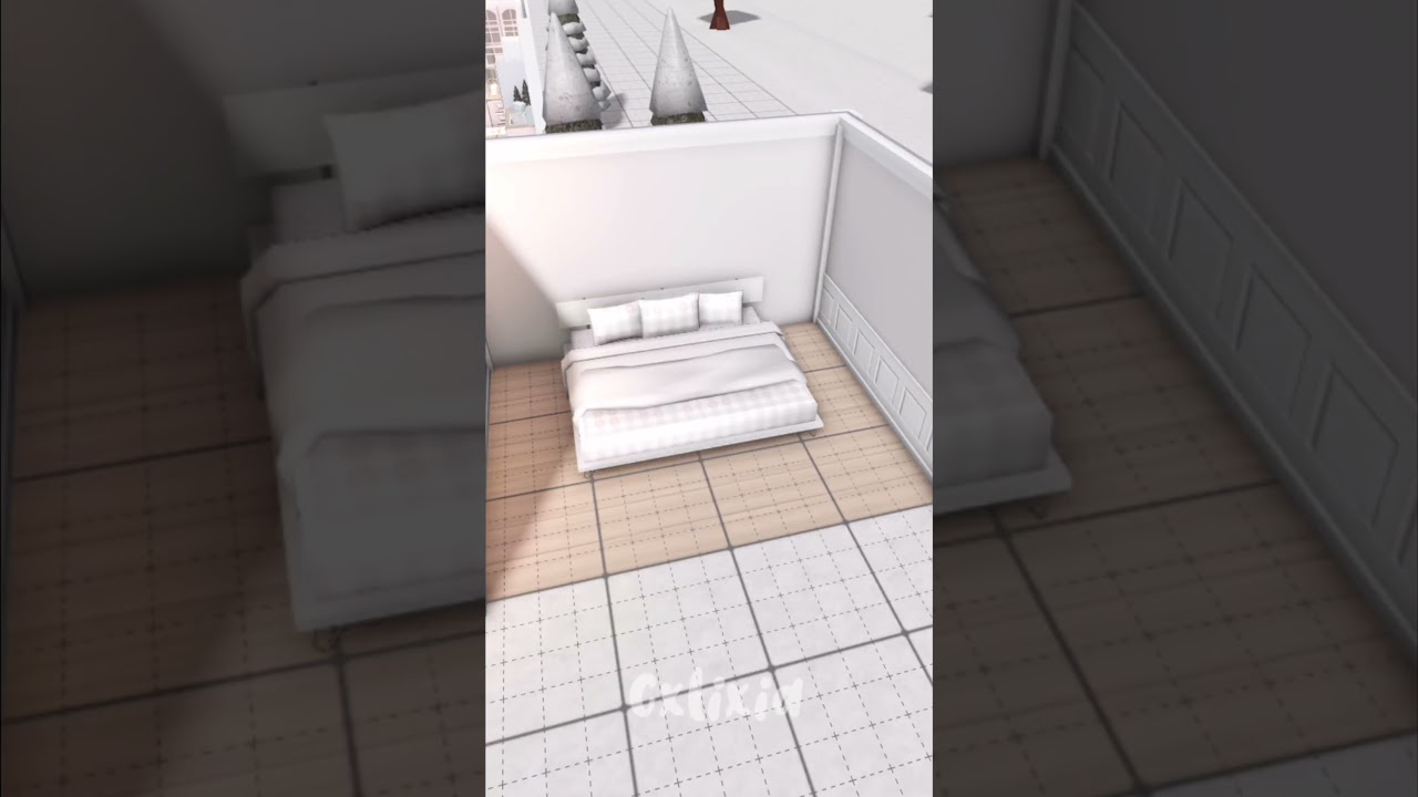 bloxburg winter/christmas cozy bedroom build idea ✨🎄 #shorts #bloxburg #bloxburgbuild #bloxburghouse