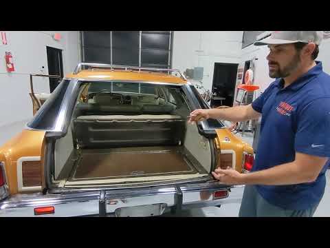 1973 Pontiac Grand Safari Clamshell Tailgate Operation