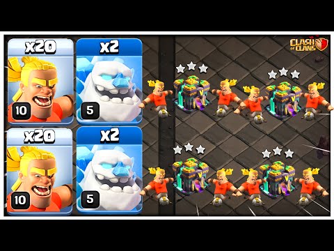 Th14 Barbarian Kicker is the Most Powerful Army | Th14 Attack Strategy in Clash of Clans