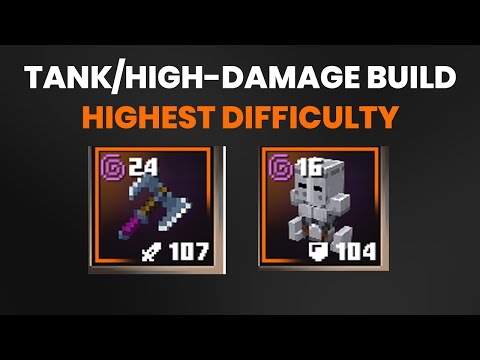 SpookyFairy - Minecraft Dungeons: Tank/High-Damage Build [No Radiance] Highest difficulty