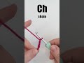 How To Crochet Chain Stitch Ch Easycrochet