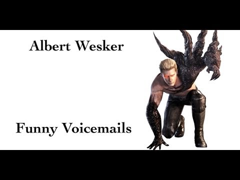☣ RE5- Albert Wesker's Funny Voicemails xD ☣