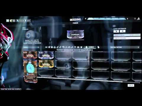 Warframe - Fusing Rank 10 Mods