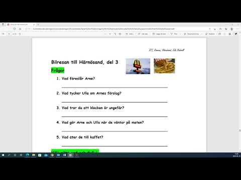 Frågor till bilresan till Härnösand del 3