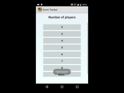 Score Tracker Video