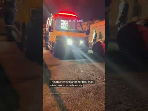 Carro desgovernado deixa três mulheres feridas no interior de SP