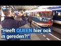 Treinfanaten genieten van 'De Kameel' op station Haarlem