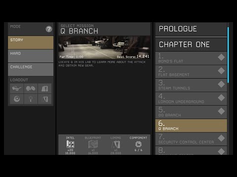 Cypher 007 - Chapter 1.6 | Q Branch | Story Mode | All Components | Walkthrough | James Bond
