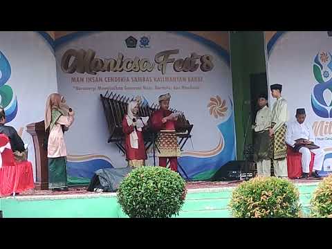 Penampilan Juara 1 Lomba Berbalas Pantun Tingkat Provinsi Kalimantan Barat: SMPN 10 Teluk Keramat