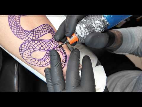Snake Tattoos Simple