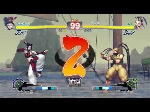 Ultra Street Fighter IV battle: Juri vs Ibuki