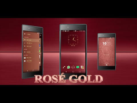 Rosé Gold theme for Xperia Video