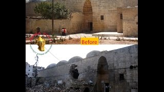 preview picture of video 'Aleppo: state of the mosque and Madrasat al-Ferdous حلب : تقرير عن جامع ومدرسة الفردوس'