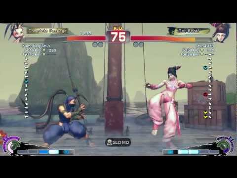 Kamo Shio (Ibuki) vs ☆Shin☆ (Juri) - AE 2012 Endless Match *720p HD*