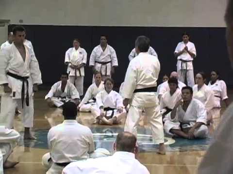Cross body Inside block punch Kumite drill Master Mikami