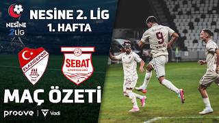 Seza Çimento Elazığspor - Sebat SK | Nesine 2. Lig Beyaz Grup 1. Hafta
