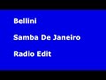 Bellini   Samba De Janeiro Radio Edit
