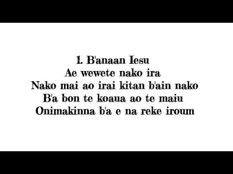 B'anaan Iesu ae wewete nako ira