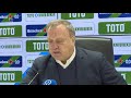 Advocaat: '7-1 in een bekerwedstrijd is een aardig resultaat, toch?'