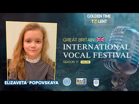 Golden Time Talent | 31 Season | Elizaveta Popovskaya | POP VOCALS