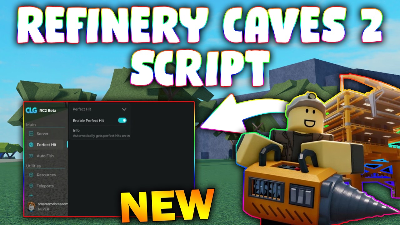 *NEW* Refinery Caves 2 Script (PASTEBIN 2026) ( PERFECT HIT , TELEPORT ALL  )