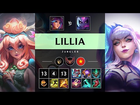 Lillia Jungle vs Evelynn - VN Grandmaster Patch 25.05