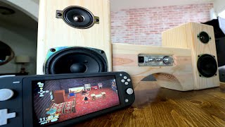 Building Animal Crossing Wooden-block Stereo in real life!