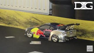 preview picture of video 'DIG--RC Drift Belgium -- Training Session @ Machelen Karting Indoor 20140223'