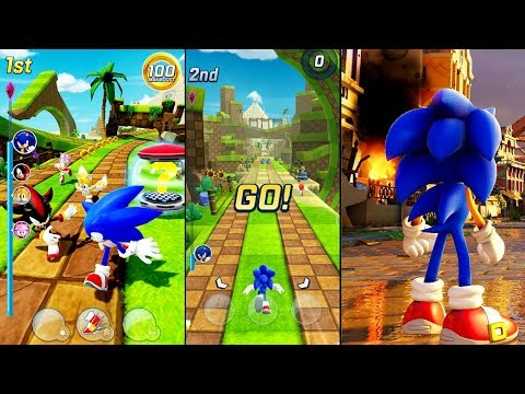 SONIC FORCES: SPEED BATTLE Android Gameplay Walkthrough Part 1 - Gameplay (iOS Android)